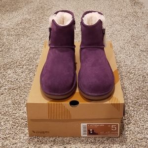 Koolaburra by UGG Victoria Mini Boots, 1117810K, Shadow Purple, Kids Big Girls 5